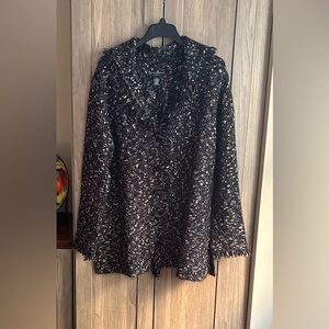 NWOT! Mercer & Madison Boho Fringe Long Cardigan Sweater | 2X